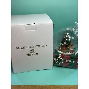 MacKenzie-Childs Gifts Under The‎ Tree Christmas Musical Snow Globe 2024
